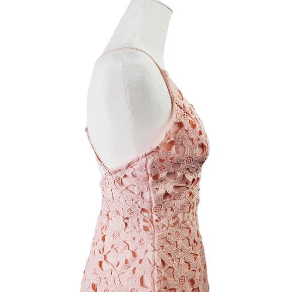 Lovers + Friends Bellini LaceDress in Veiled Rose, Sz S - Picture 9 of 12